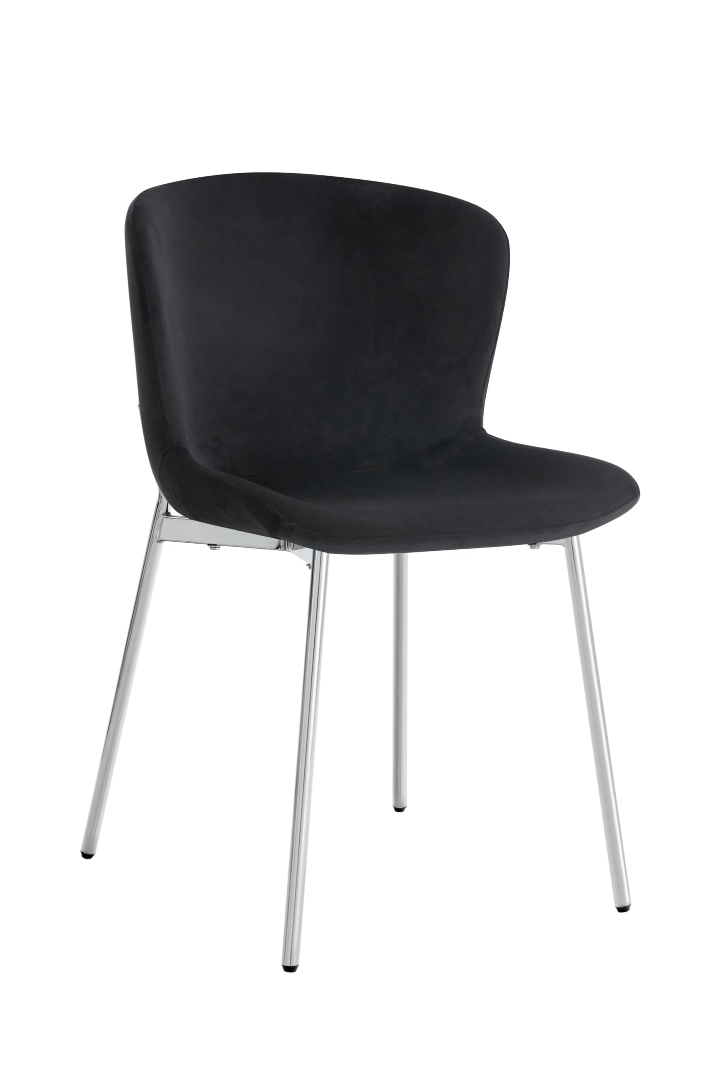 Chaise Hailey avec Pieds Chromés – Élégance et Confort