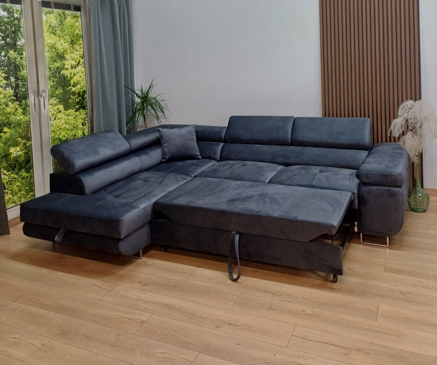 Canapé Toulouse – Angle droit convertible 275 x 205 cm