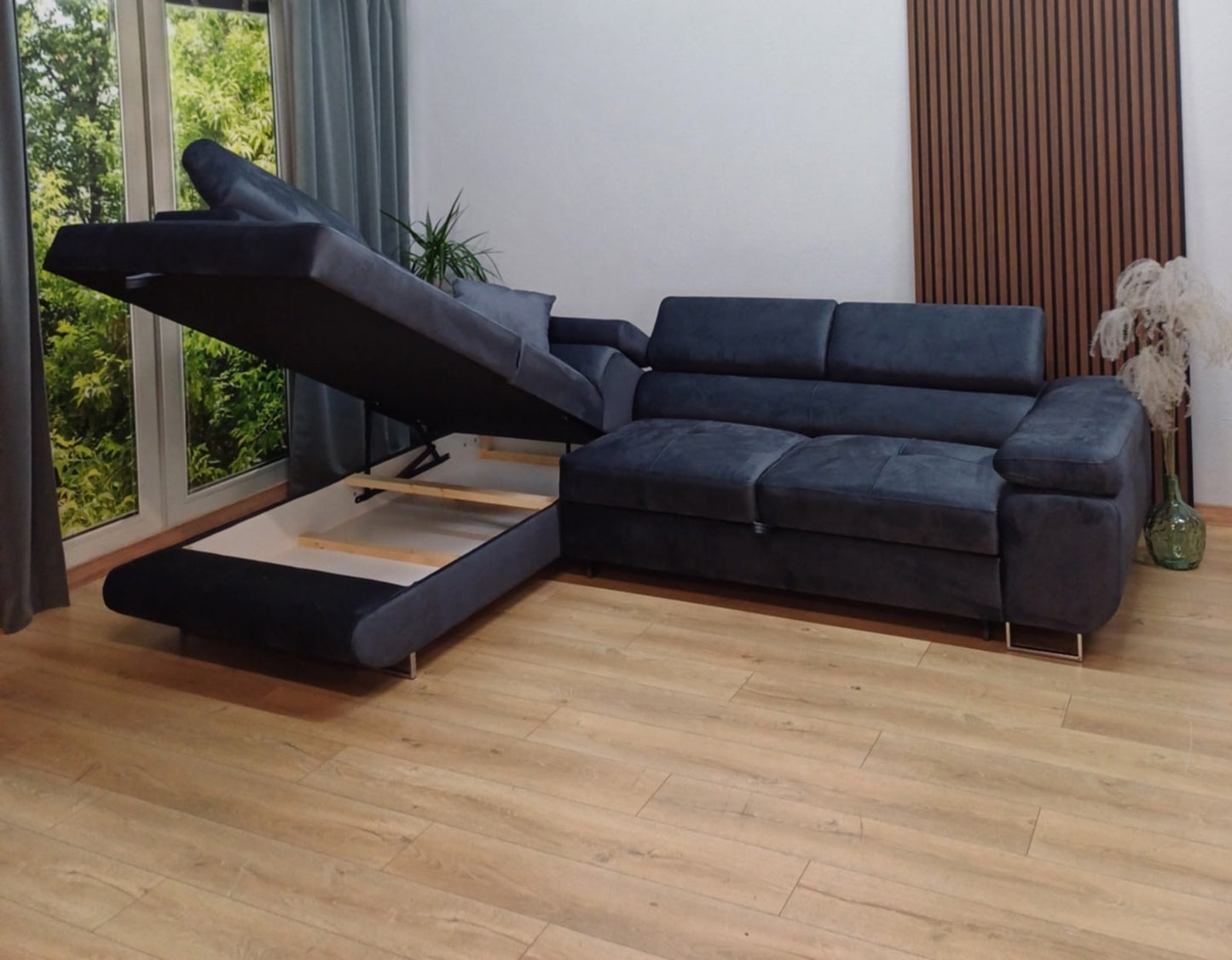 Canapé Toulouse – Angle gauche convertible 275 x 205 cm