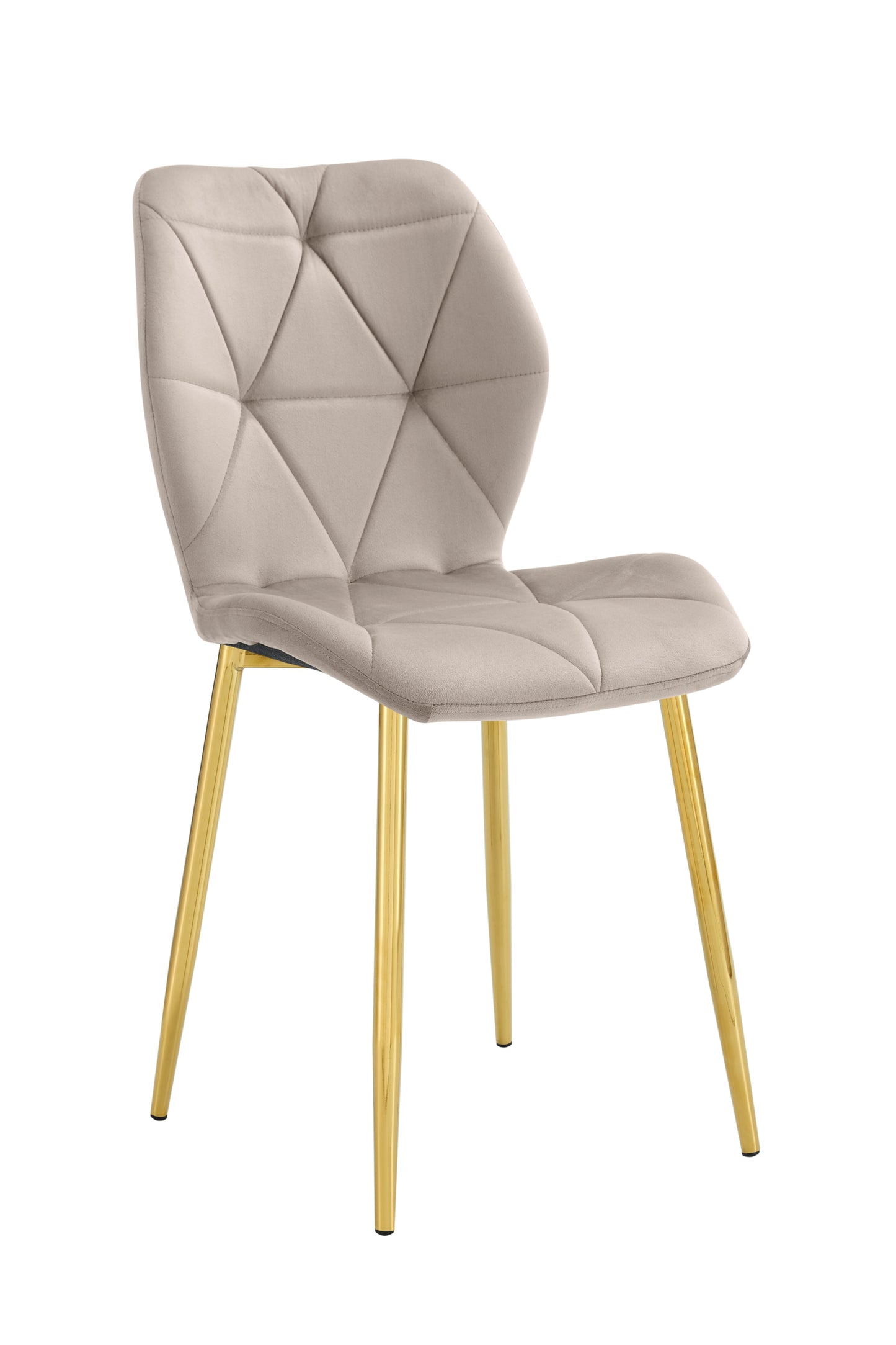 Chaise Coquillage avec Pieds Dorés – Élégance et Modernité