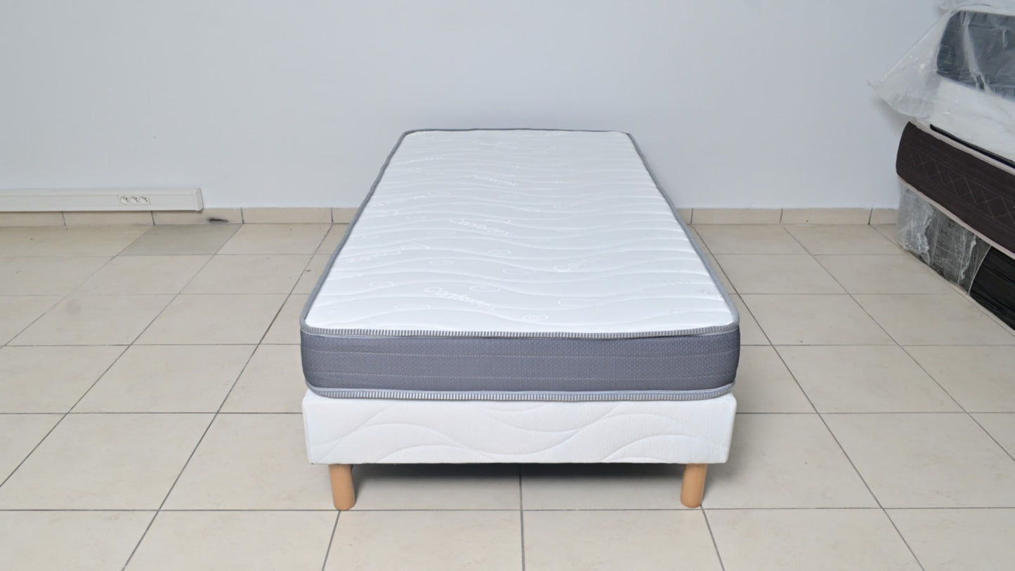 Matelas roulé 90x190x15 cm – Confort pratique et soutien quotidien