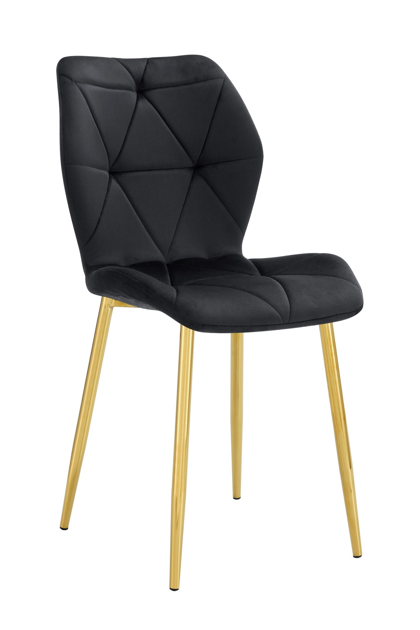 Chaise Coquillage avec Pieds Dorés – Élégance et Confort