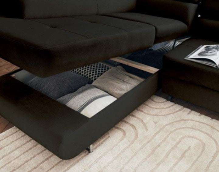 Canapé Toulouse – Angle gauche convertible 275 x 205 cm