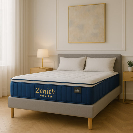 Matelas à Ressorts avec Surmatelas Zenith 140x190x32 cm