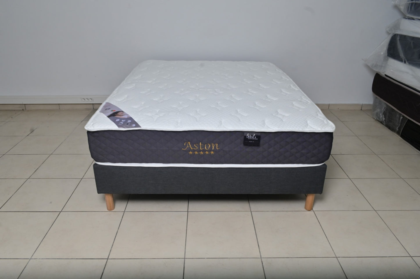 Matelas Aston Ressorts Ensachés 160x200x25 cm – Confort Roule