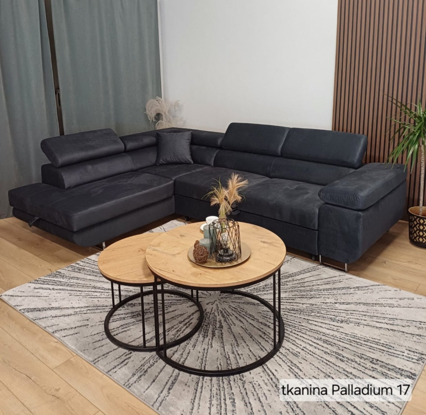 Canapé Toulouse – Angle droit convertible 275 x 205 cm