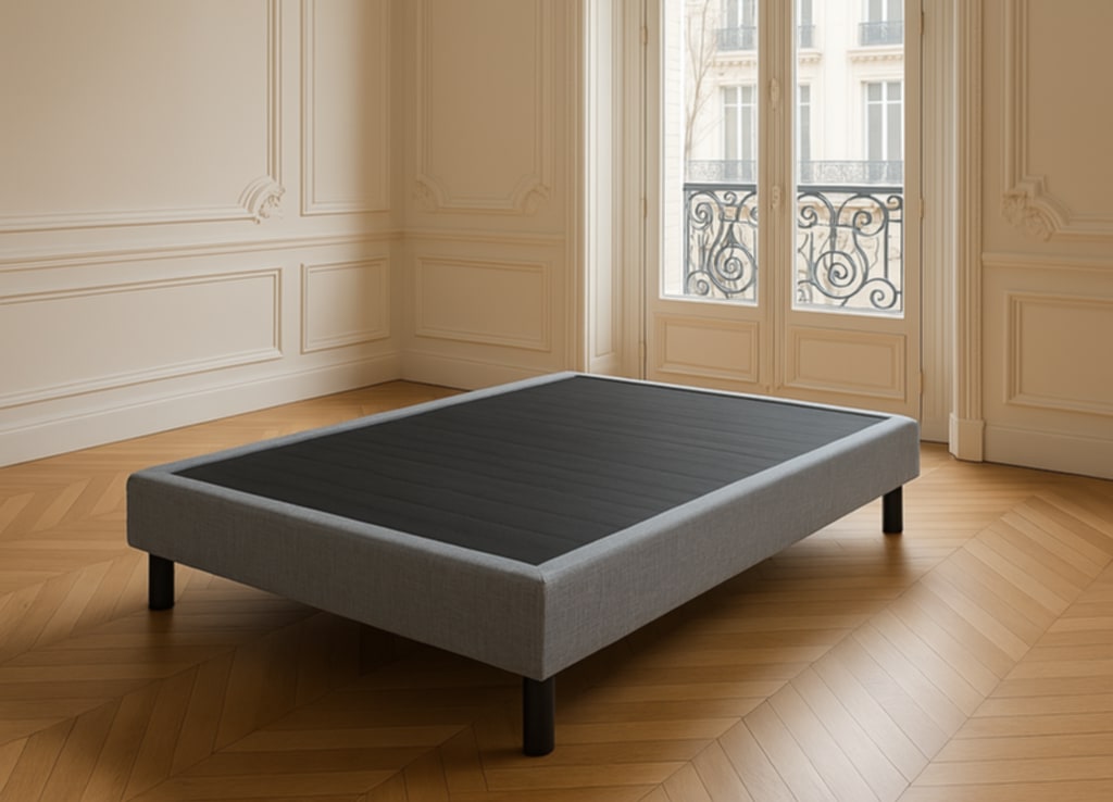 Sommier en tissu 140x190x20 cm – Confort et soutien optimal