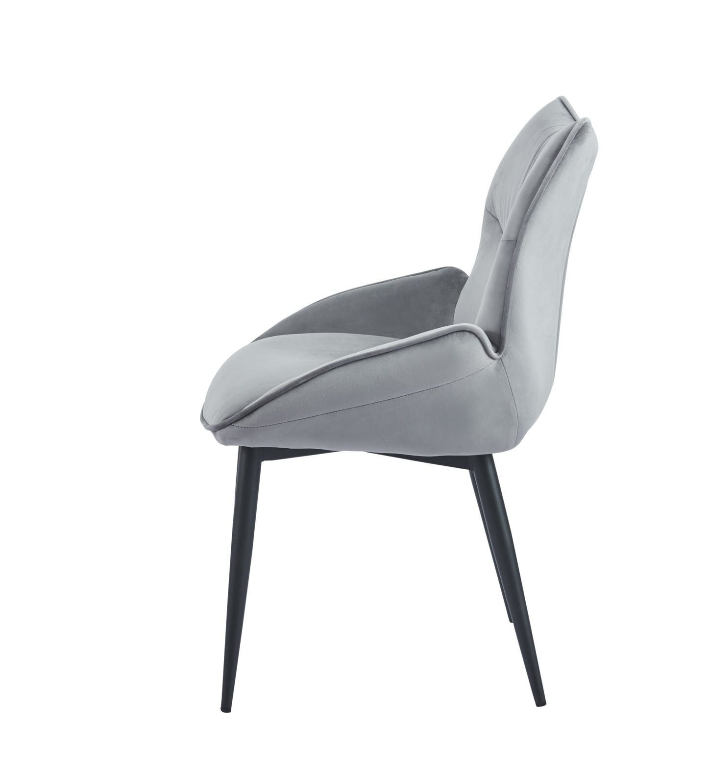 Chaise Loha avec Pieds en Métal Noir – Design Moderne et Confort