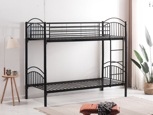 Lit Superposé Alice Noir 90x190 cm