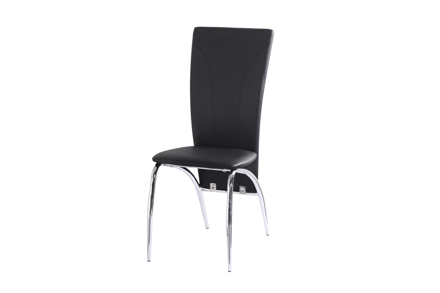 Chaise Duna en Similicuir Noir – Élégance et Confort