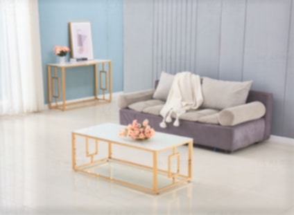 Console Sophie en Métal Doré et Marbre Blanc 120x40x78 cm