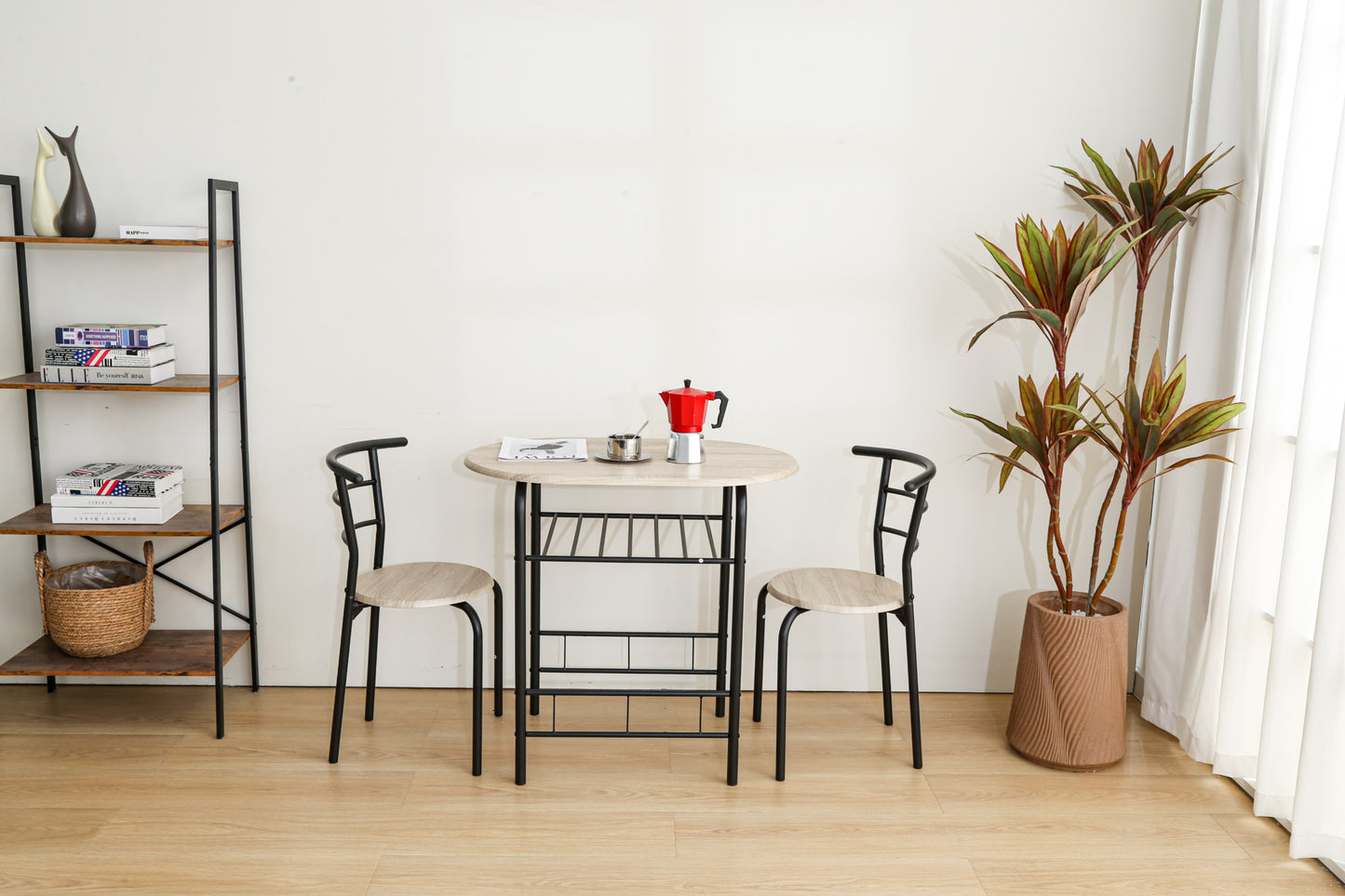 Ensemble Carry 2+1 – Table 80x53x74 cm avec 2 chaises