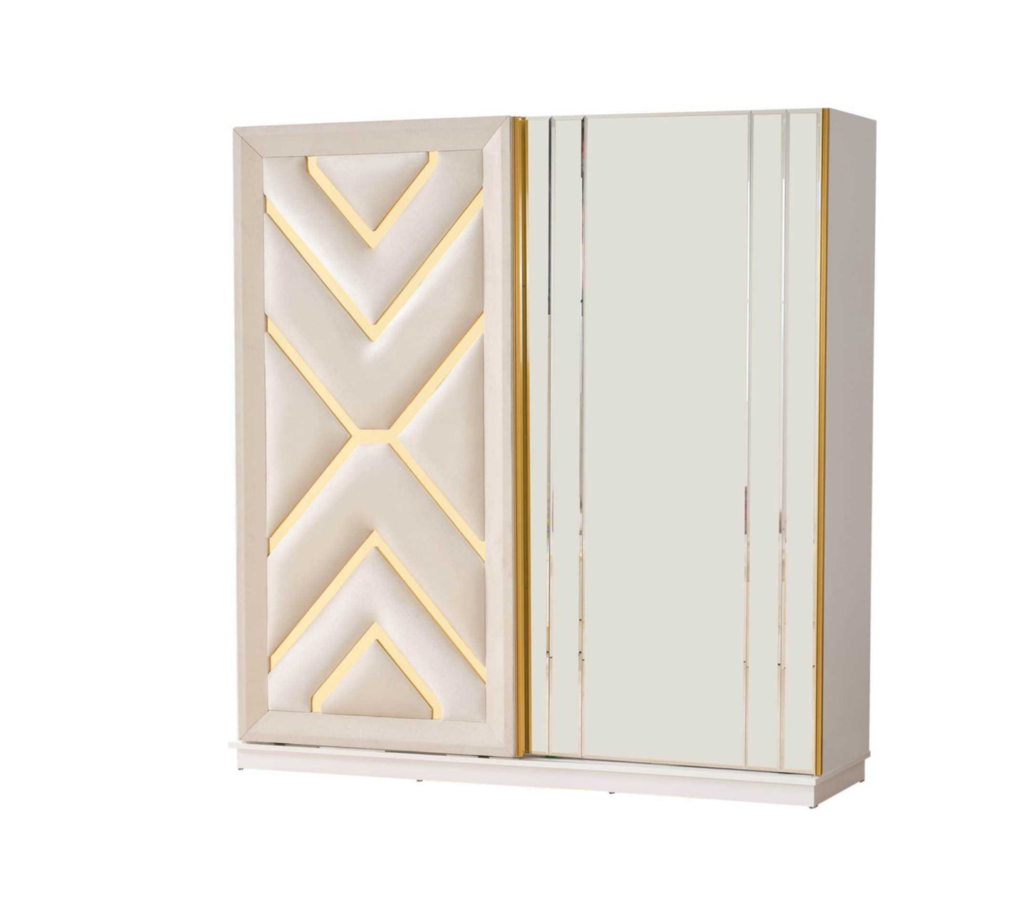 Chambre à coucher BOSS Gold – Élégance moderne et raffinement luxueux