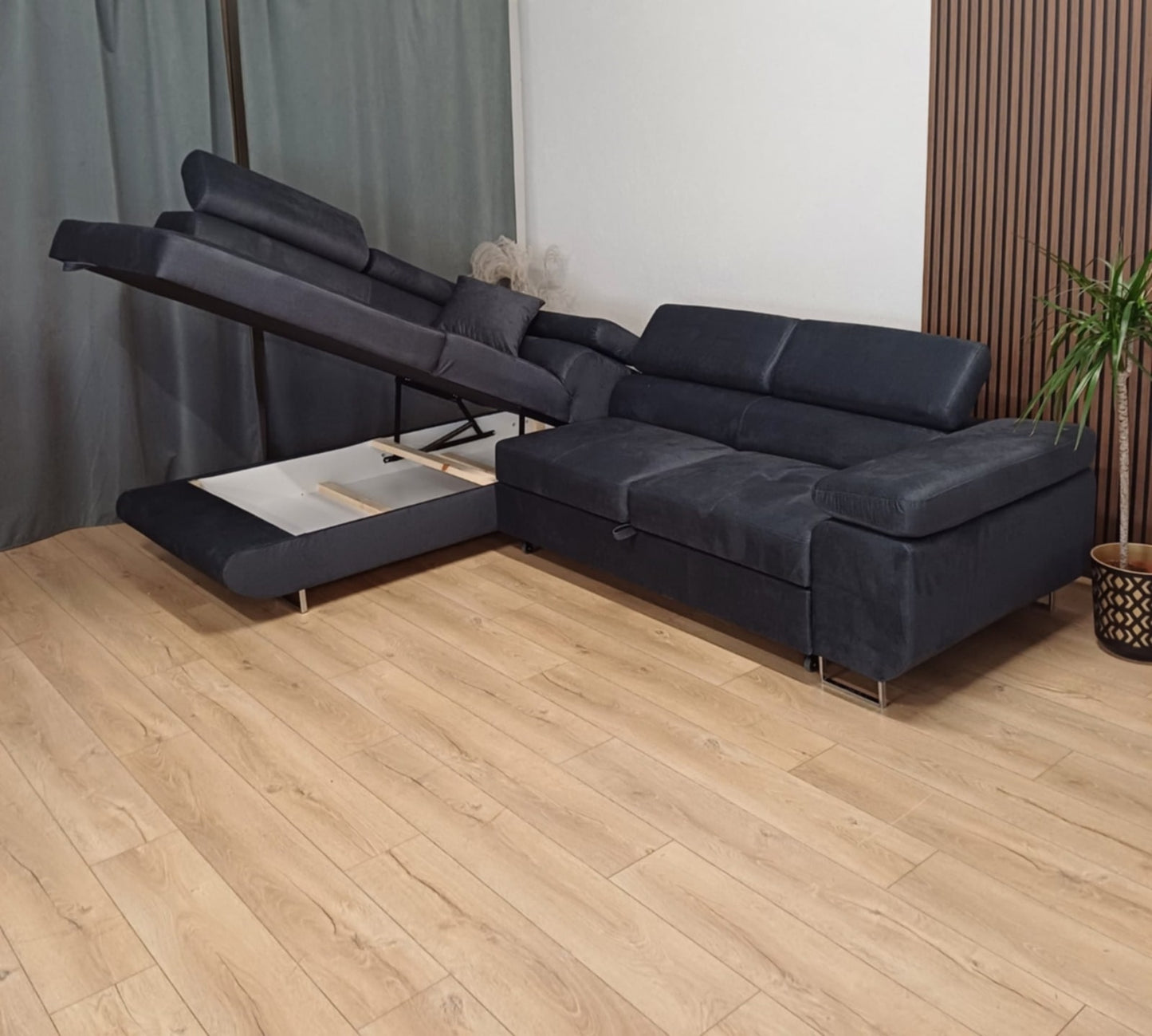 Canapé Toulouse – Angle droit convertible 275 x 205 cm
