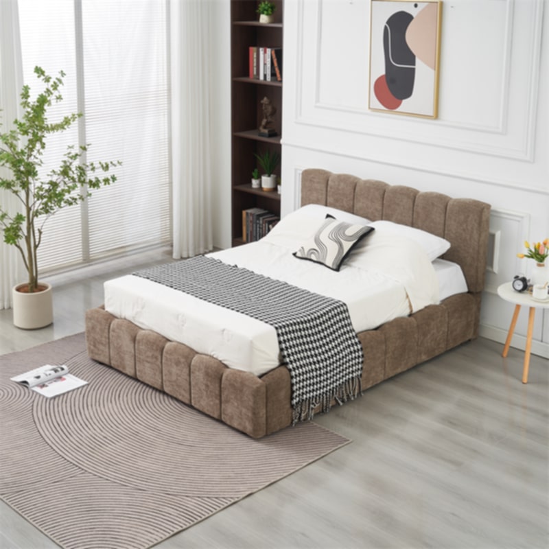 Lit Double Coffre Oliva – 160x200 cm