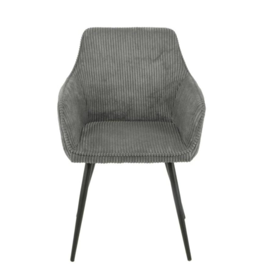 Chaise Colorado en Tissu Anthracite – Élégance et Confort