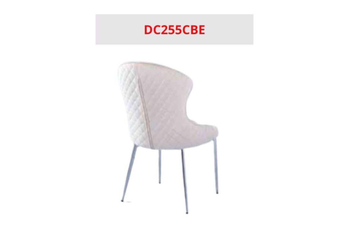 Chaise Hilton en Velours avec Pieds Chromés – Confort et Élégance