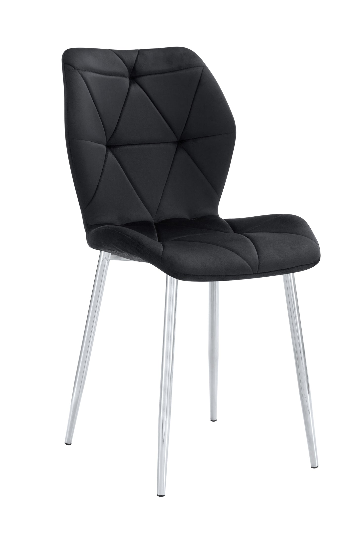 Chaise Coquillage avec Pieds Chromés – Élégance et Confort