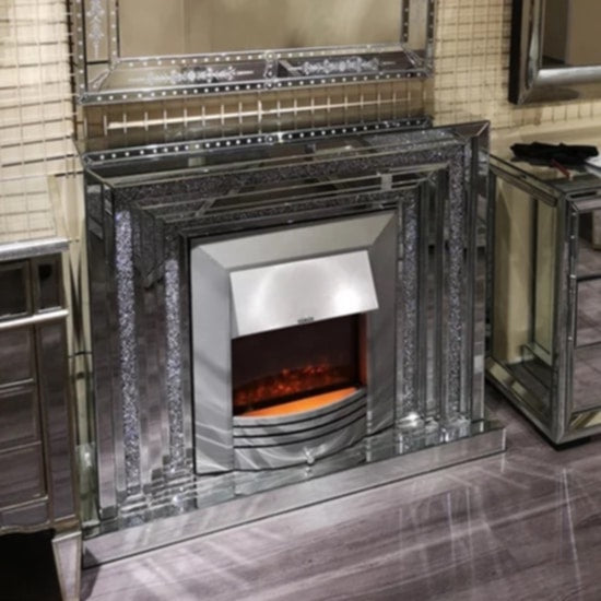 Cheminée Miroir – 120x38x100 cm