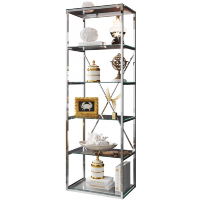 Étagère Chrome – Design Moderne et Élégant