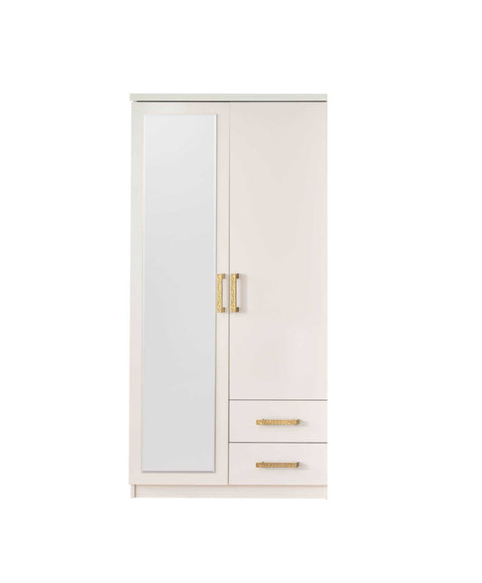 Armoire Girona 2 portes 95 cm – Rangement compact et élégant