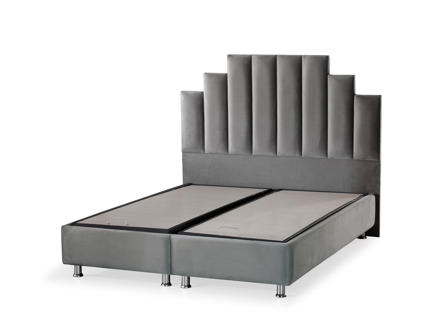 Lit « Polo » double coffre – Élégance et Confort