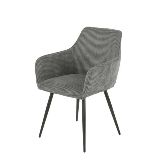 Chaise Colorado en Tissu Anthracite – Élégance et Confort