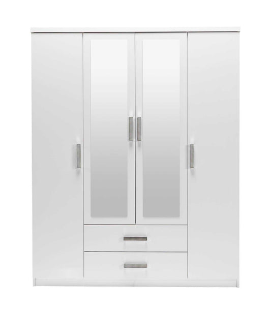 Armoire Palma 160 cm à 4 portes coulissantes – Design moderne et rangement optimisé