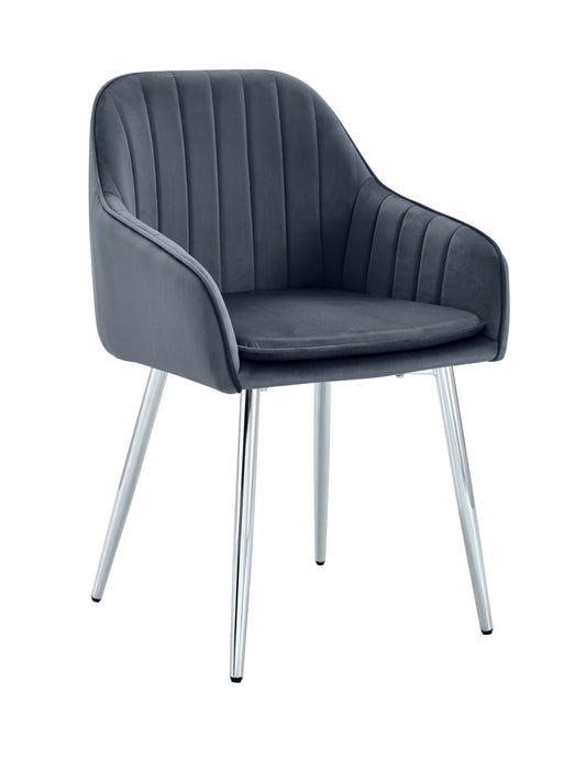 Chaise Pams avec Pieds Chromés – Élégance et Confort