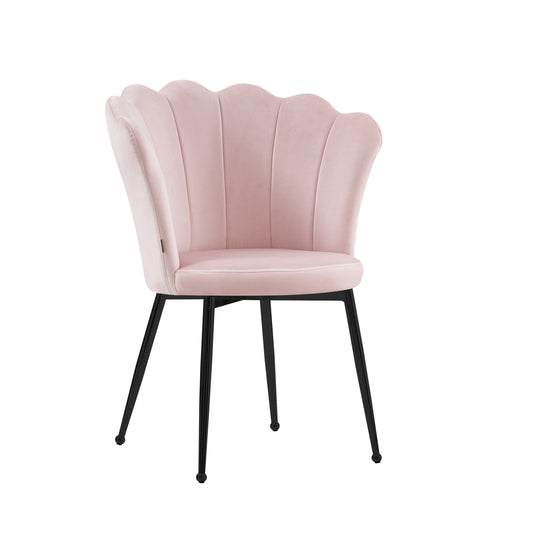 Chaise Nymphea en Métal Noir – Design Contemporain et Robustesse