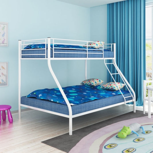 Lit Superposé « Bob » Blanc – 140x190 cm + 90x190 cm