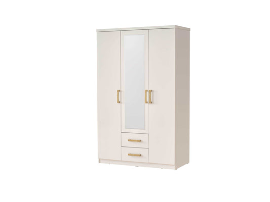 Armoire Girona 3 portes 125 cm – Rangement spacieux et design moderne