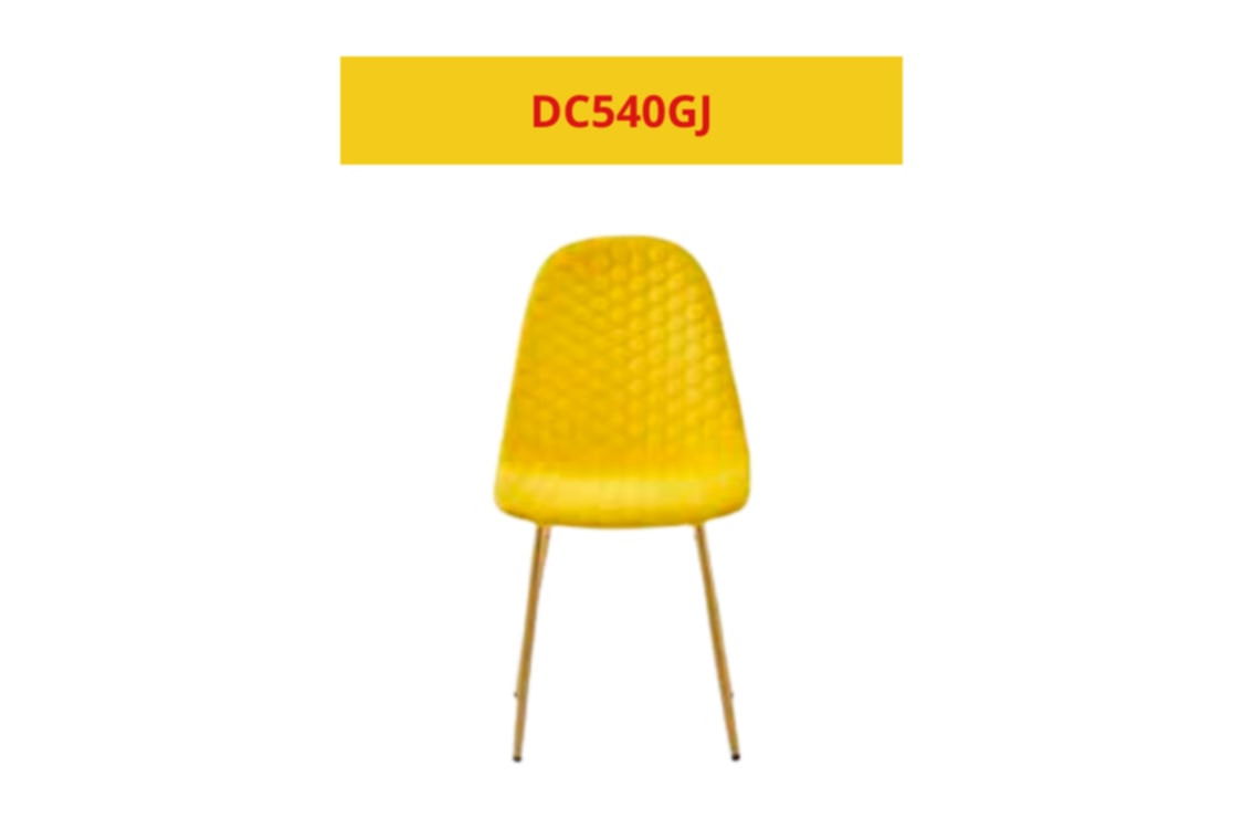 Chaise Scandinave Abeille en Velours avec Pieds Dorés – Élégance et Confort