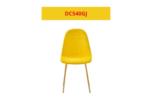 Chaise Scandinave Abeille en Velours avec Pieds Dorés – Élégance et Confort