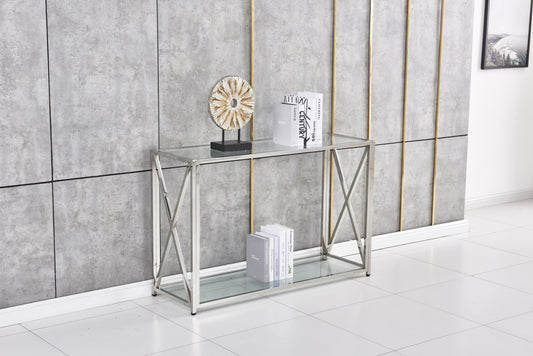 Console Kensy en Chrome – 120x40x78 cm