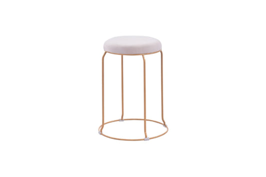 Lot de 10 Tabourets Empilables en Velours Doré – Confort et Praticité
