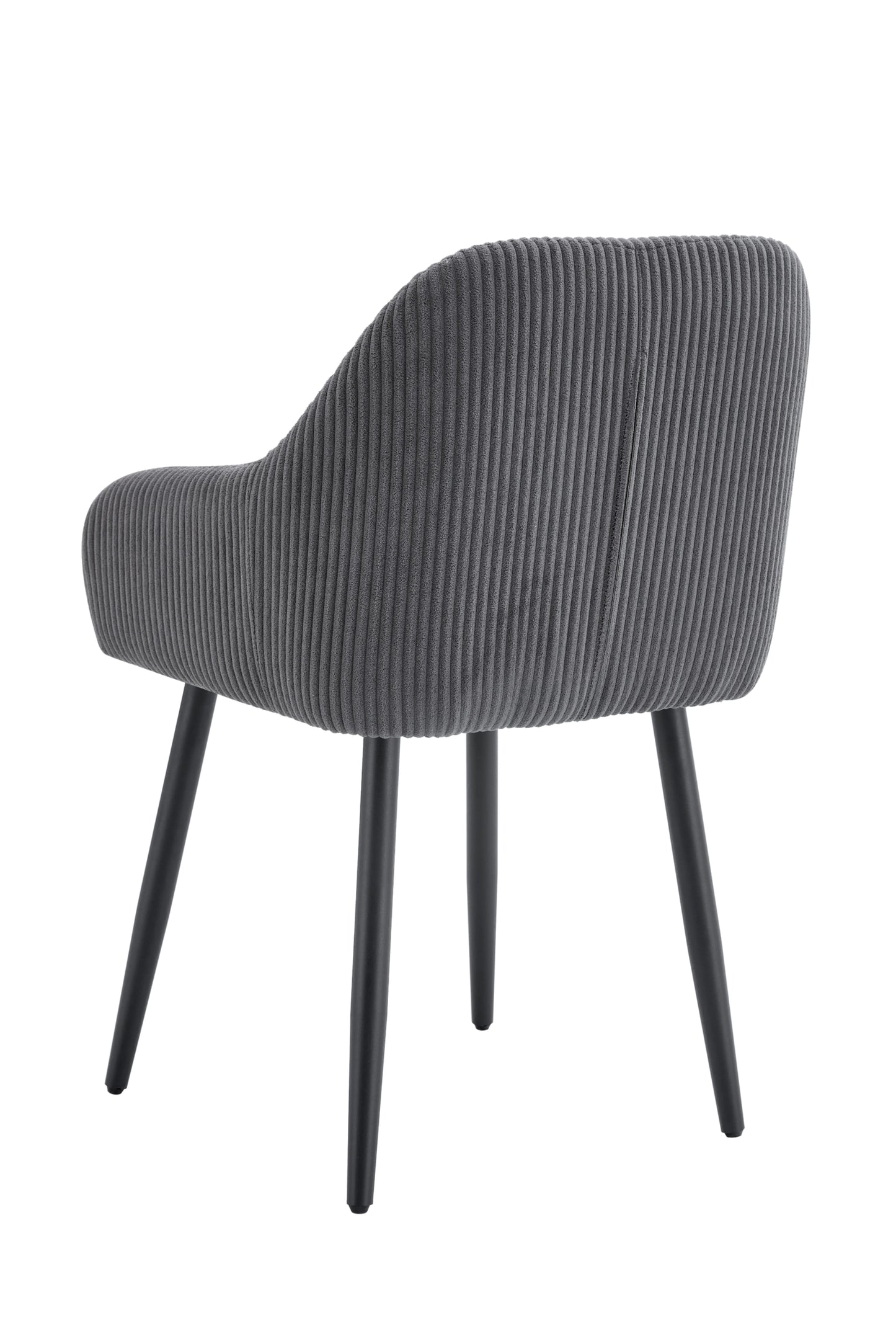 Chaise Peach avec Accoudoirs et Pieds Métal Noir – Confort et Style