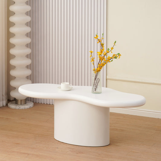 Table Basse Florea – Blanc 120x50 cm