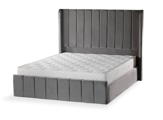Cadre de lit Tokyo moderne en bois ou métal pour chambre élégante
