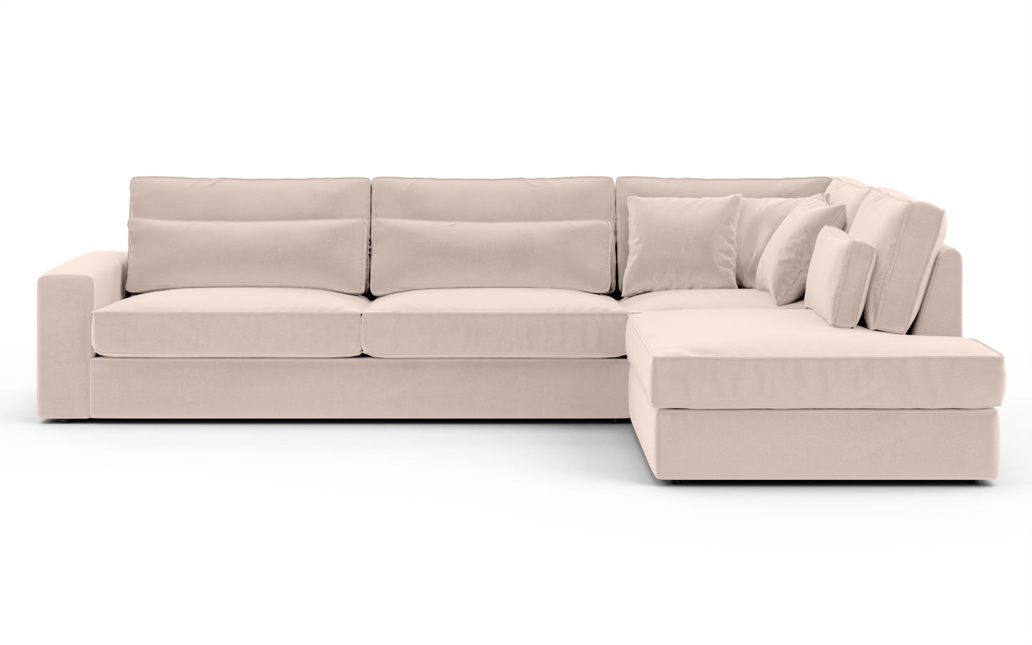 Canapé Bristola – Grand canapé d’angle droit moderne (315X230 cm)