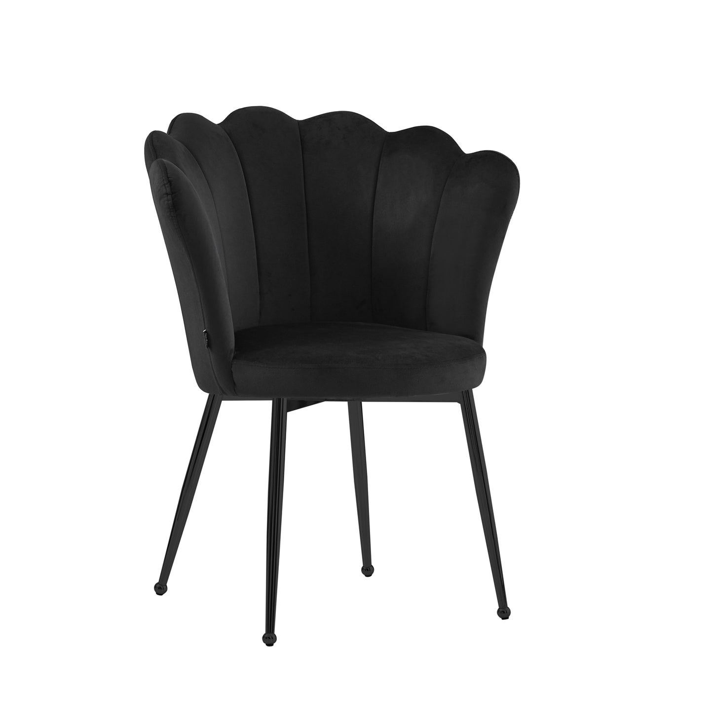 Chaise Nymphea en Métal Noir – Design Contemporain et Robustesse