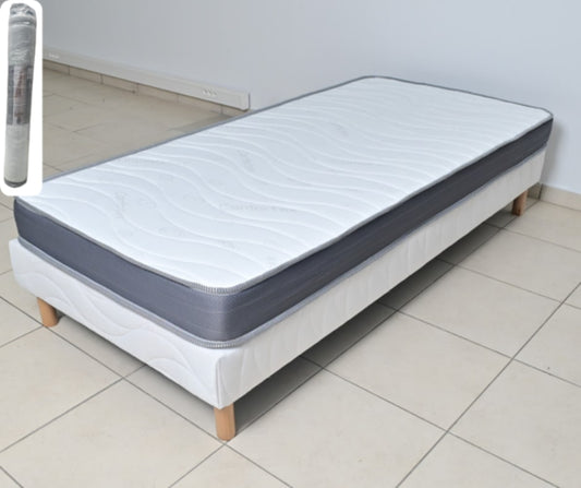 Matelas roulé 90x190x15 cm – Confort pratique et soutien quotidien