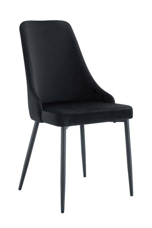 Chaise Belize avec Pieds Noirs – Élégance et Confort
