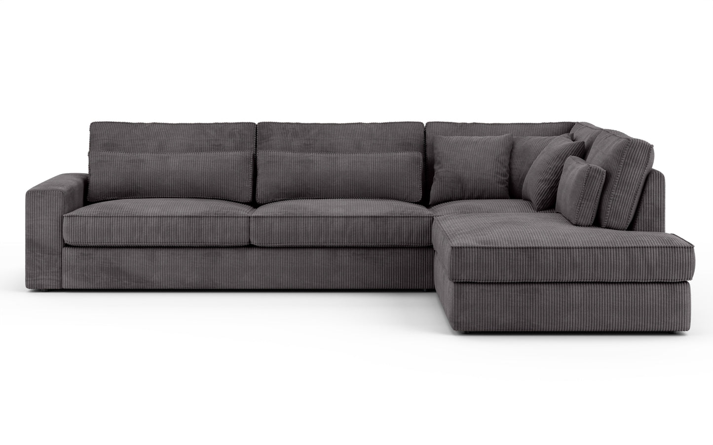Canapé Bristola – Grand canapé d’angle droit moderne (315X230 cm)