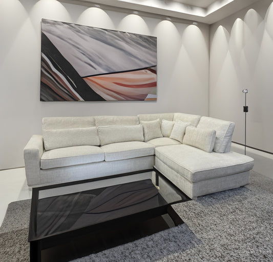Canapé Mabrella – Angle droit moderne 215 x 230 cm
