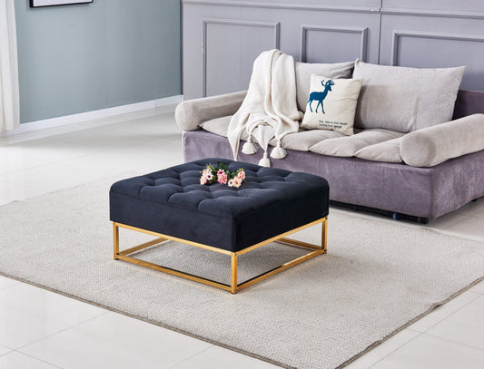 Table Basse à Tiroirs – Gold 80x80x43 cm