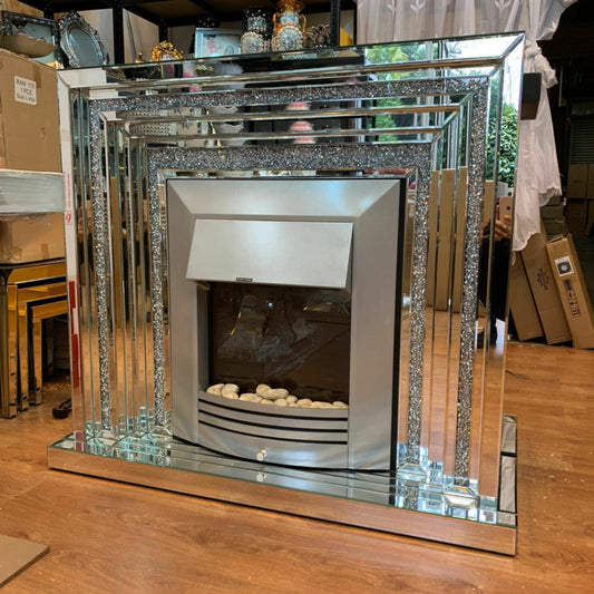 Cheminée Miroir – 120x38x100 cm