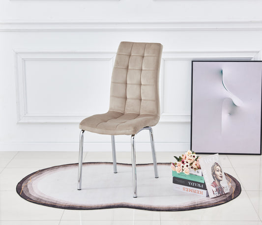Chaise Emma en Velours – Élégance et Confort