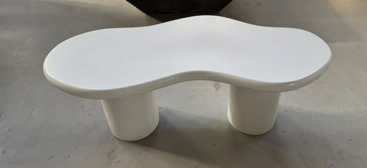 Table Vasse esra blanc 120X50X45 cm