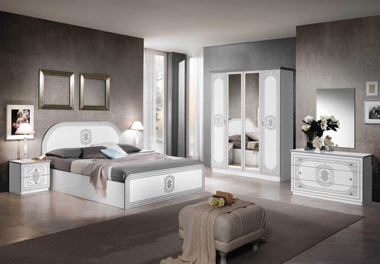 Chambre à coucher Sofia blanche – Élégance et confort moderne